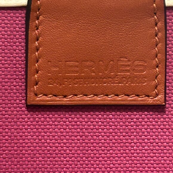 HERMES Steeple 25 Tote Bag in Rose Pourpre - Picture 8 of 16
